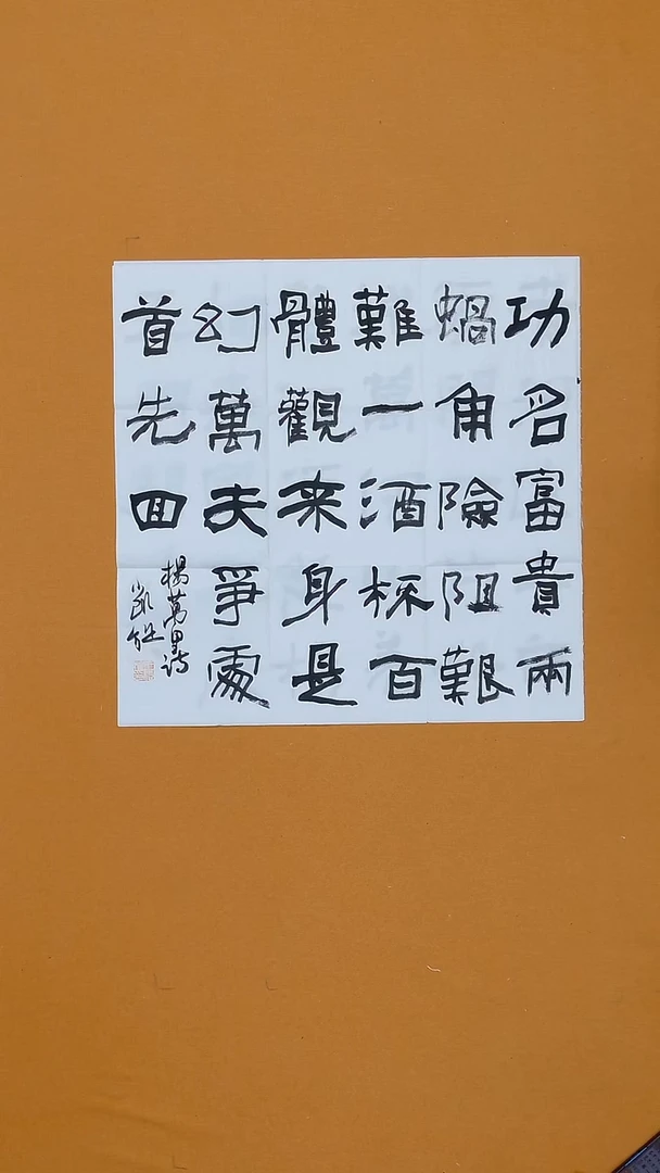 书法王凯旋   河北     十三届国展  68*68