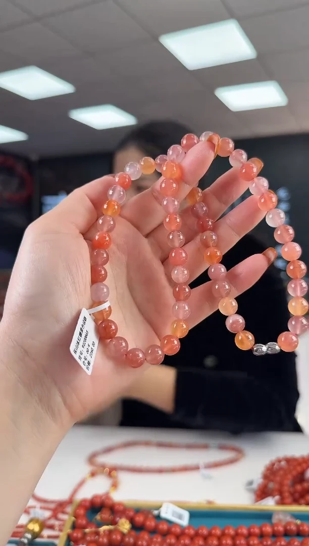 未镶嵌珠串南红玛瑙多样发其一/9/250910288