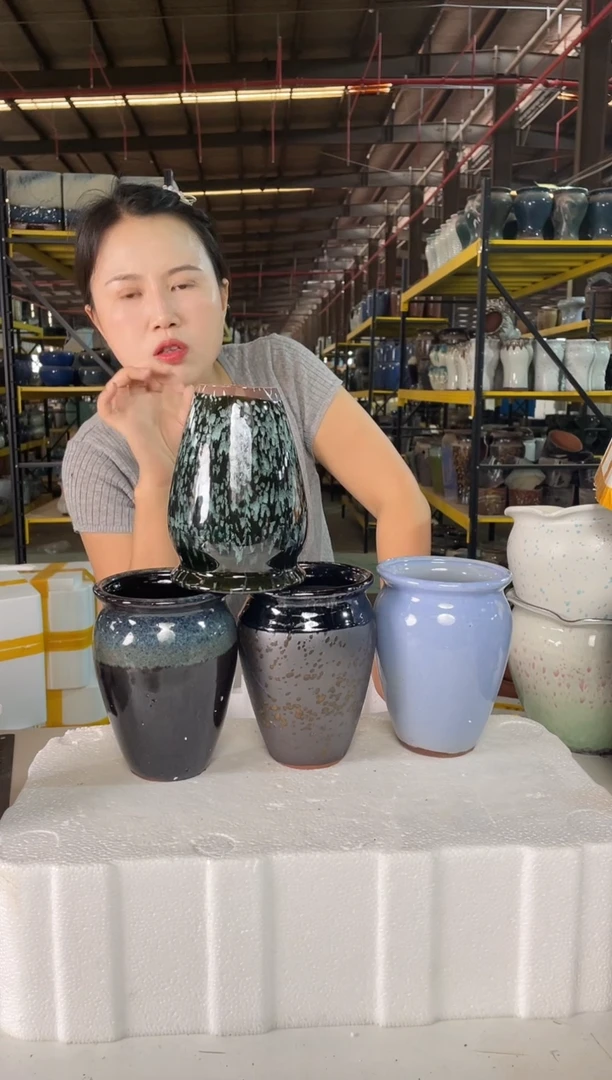 宜兴紫砂粗陶花盆盆