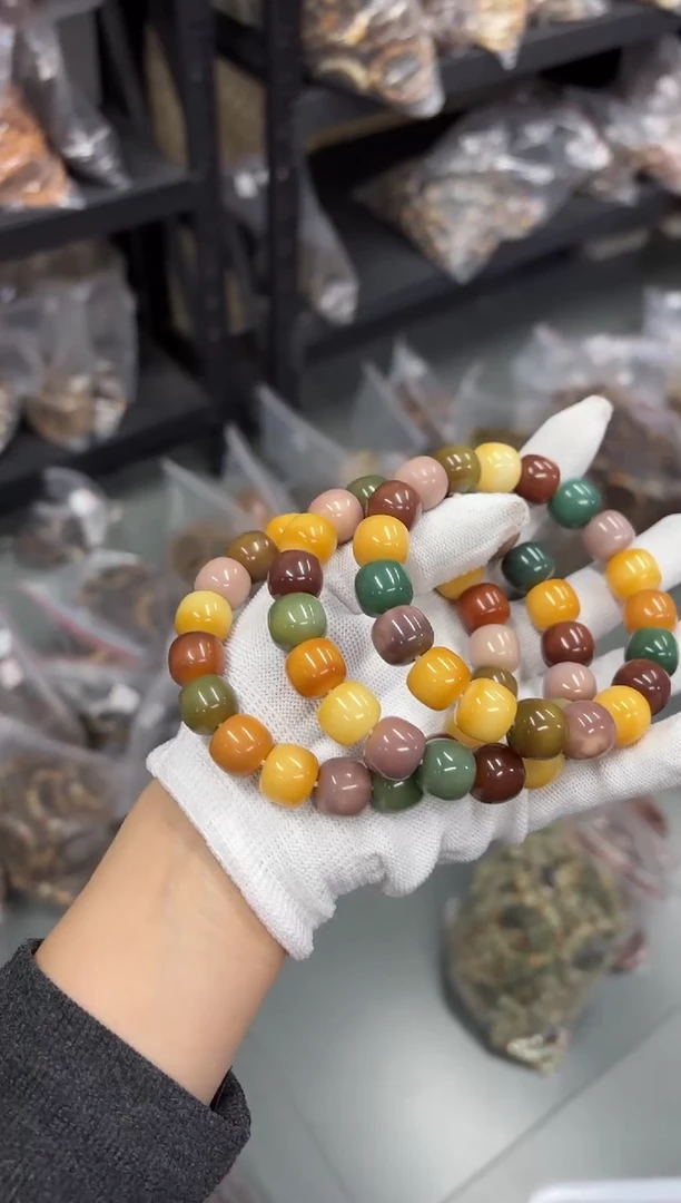 手串菩提根/象牙果14玫瑰孔瑕疵（506