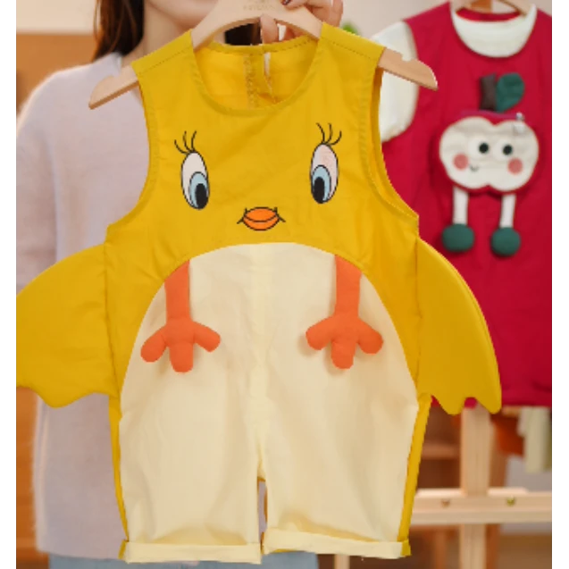 【MQ】简尼熊2025夏款设计师原创简约中小童连体衣JNXC598