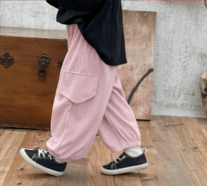 韩版阔腿工装裤   YJ20657