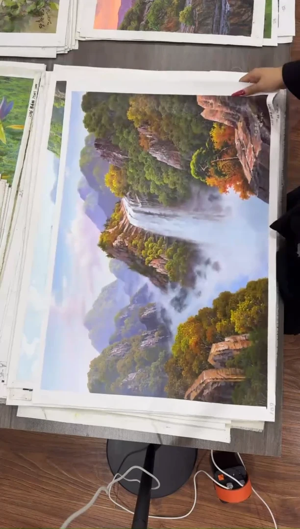 油画【7号】朝鲜原创纯手绘孤品油画