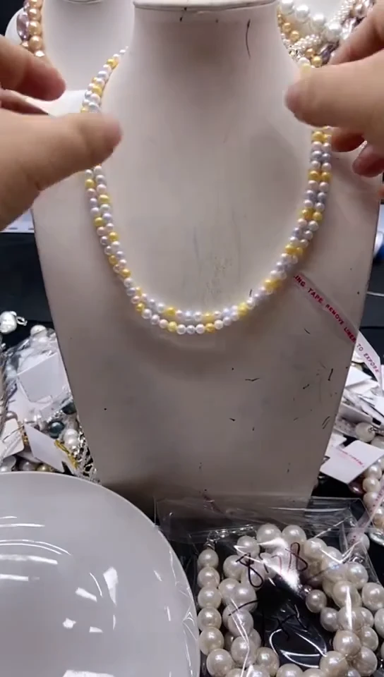 颈饰未镶嵌淡水珍珠1