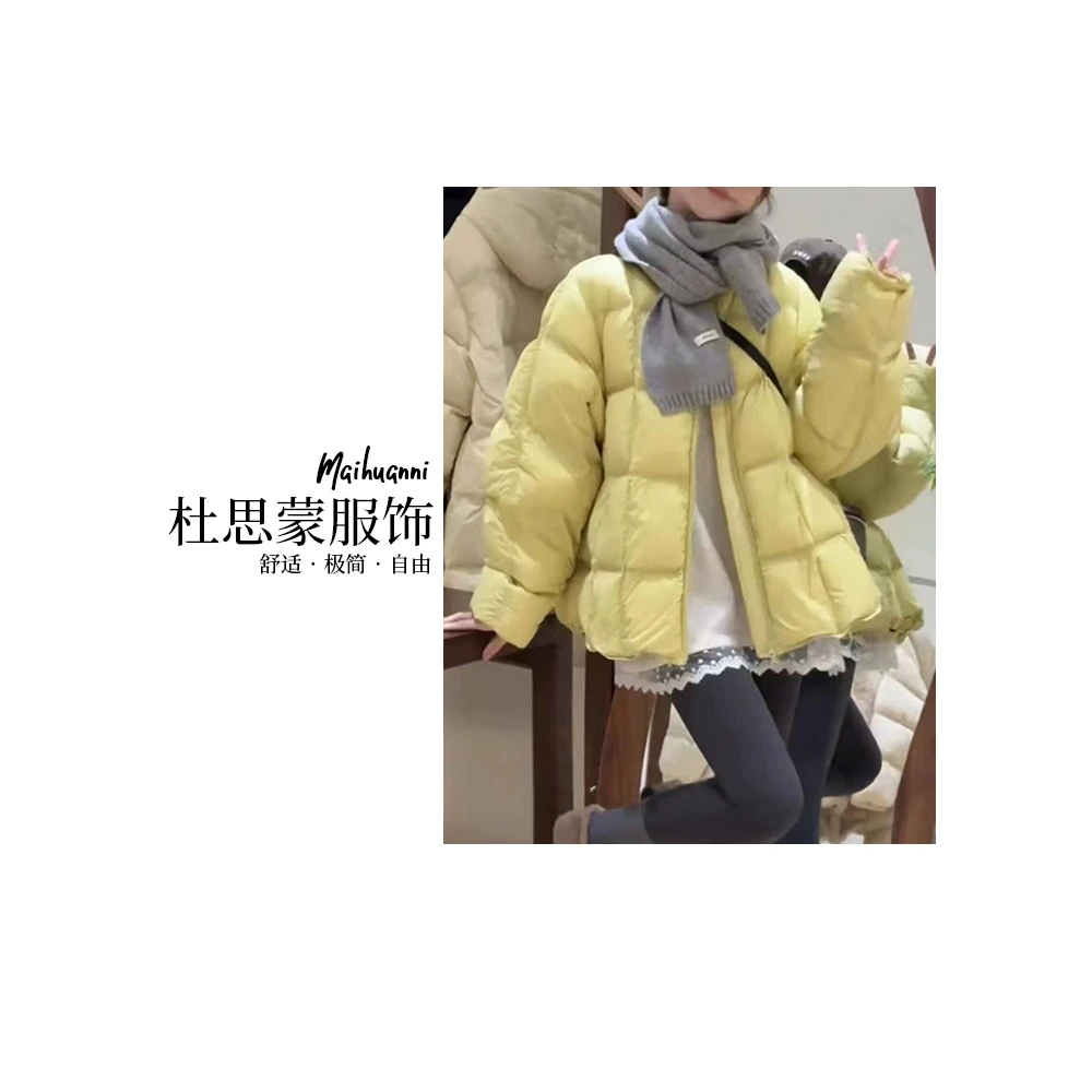 (杜思蒙服饰)0883-【宝藏衣橱】韩系休闲运动舒适短款棉服外套