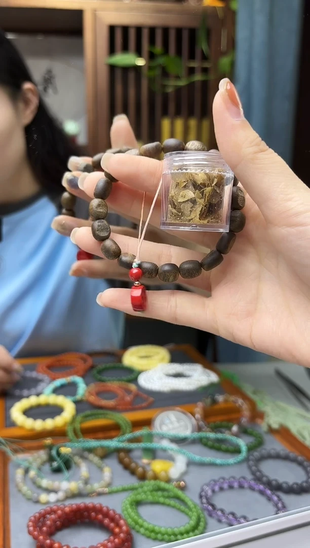 天然辰砂朱砂挂件DS