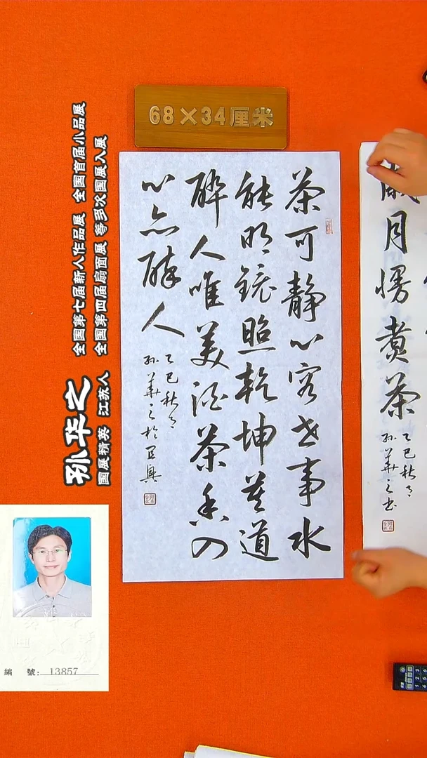 书法167R孙华之书法作品