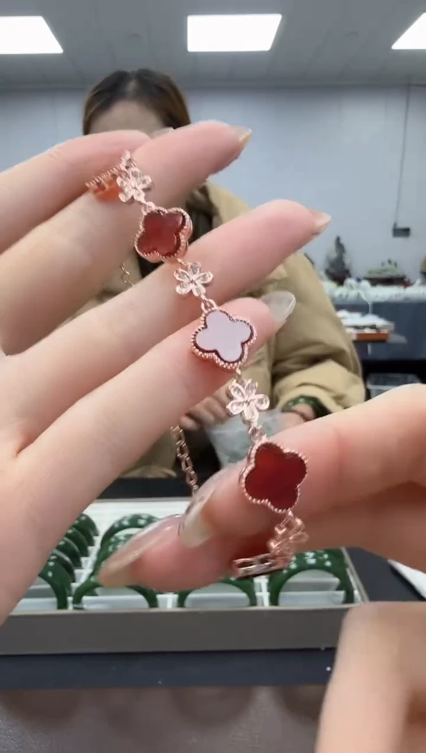 未镶嵌手链玛瑙/玉髓多样性发其一ly