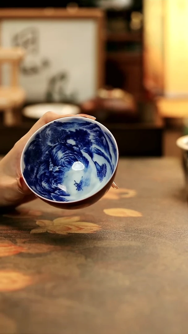 陶瓷手工手绘茶器37