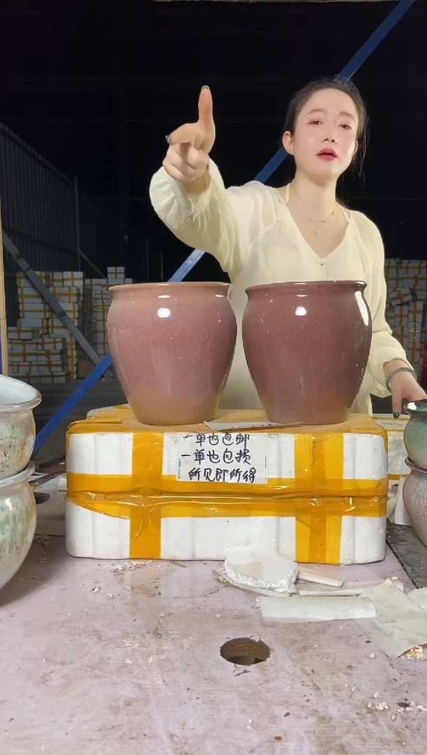 宜兴紫砂粗陶花盆19/21