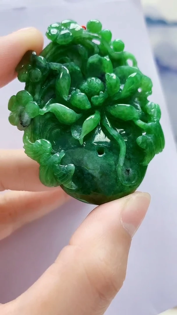 未镶嵌定制翡翠4852lr-毛货挂件43