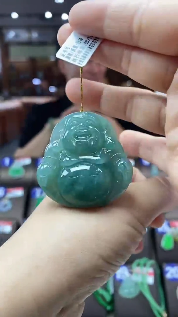 颈饰未镶嵌翡翠佛公
