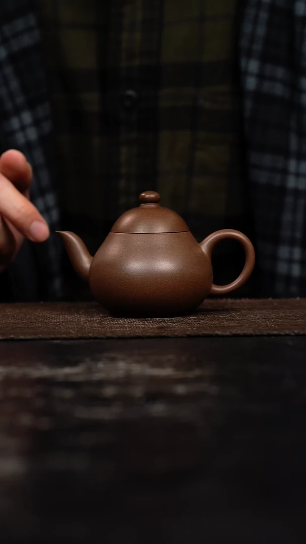 茶壶紫砂原矿手工壶105CC