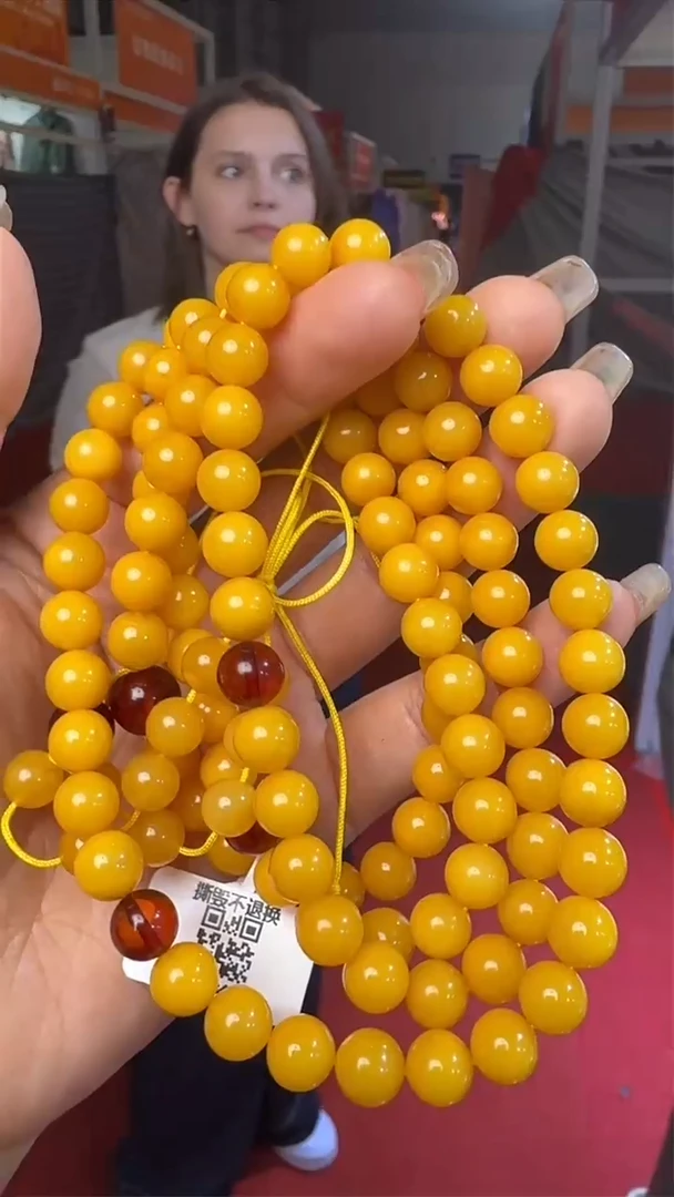 未镶嵌颈饰琥珀上海国际珠宝展假一罚十