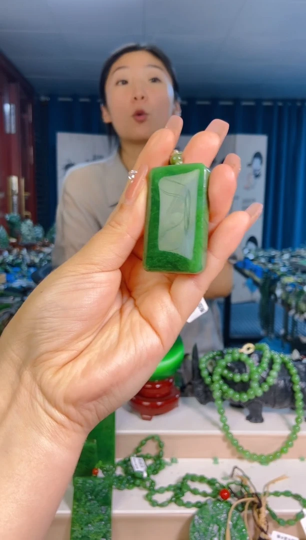 和田玉未镶嵌挂件1