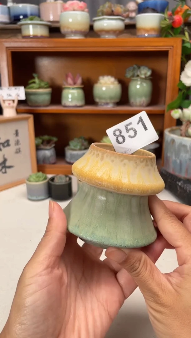 瓷片851知木小芳花盆