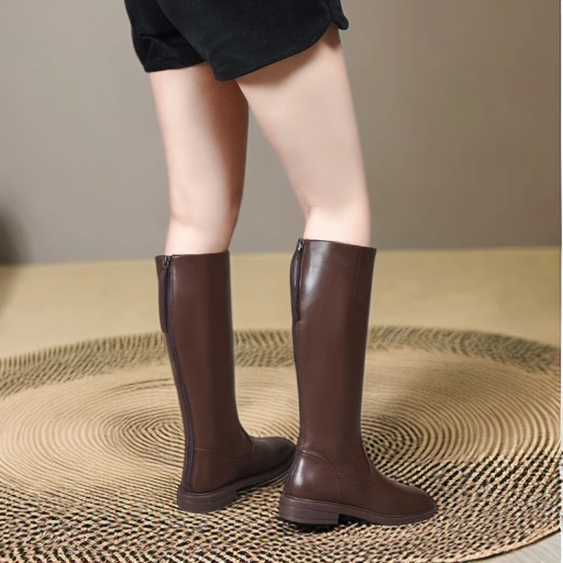 内增高9188长筒时尚显瘦骑士靴