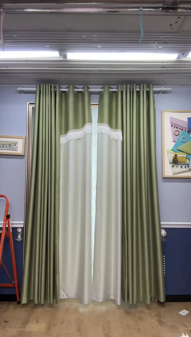 布6米宽2.7高  高精密·  有次点 成品窗帘改帘请备注