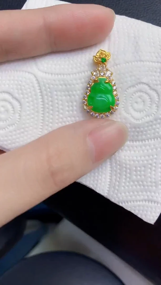 颈饰未镶嵌翡翠天然翡翠缅甸A货