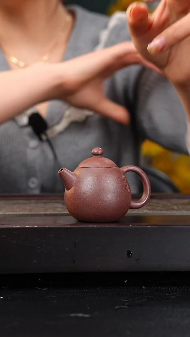 茶壶紫砂全手工四号井底槽青龙蛋刻绘妙香100cc陈云