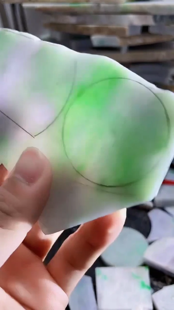 裸石翡翠天然A货翡翠板料