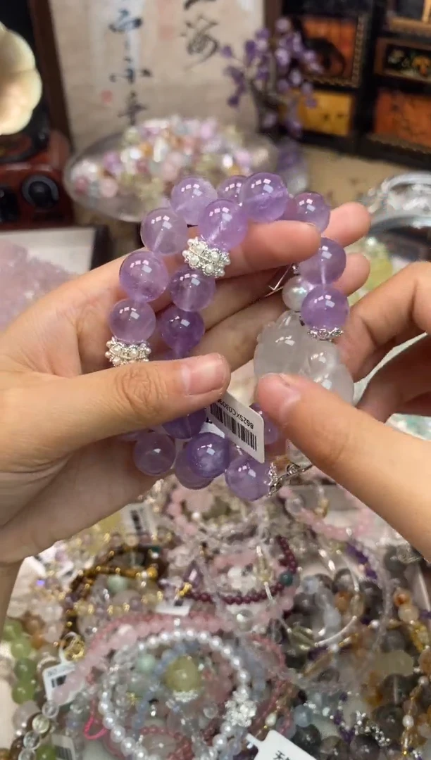 紫晶手链未镶嵌490手串