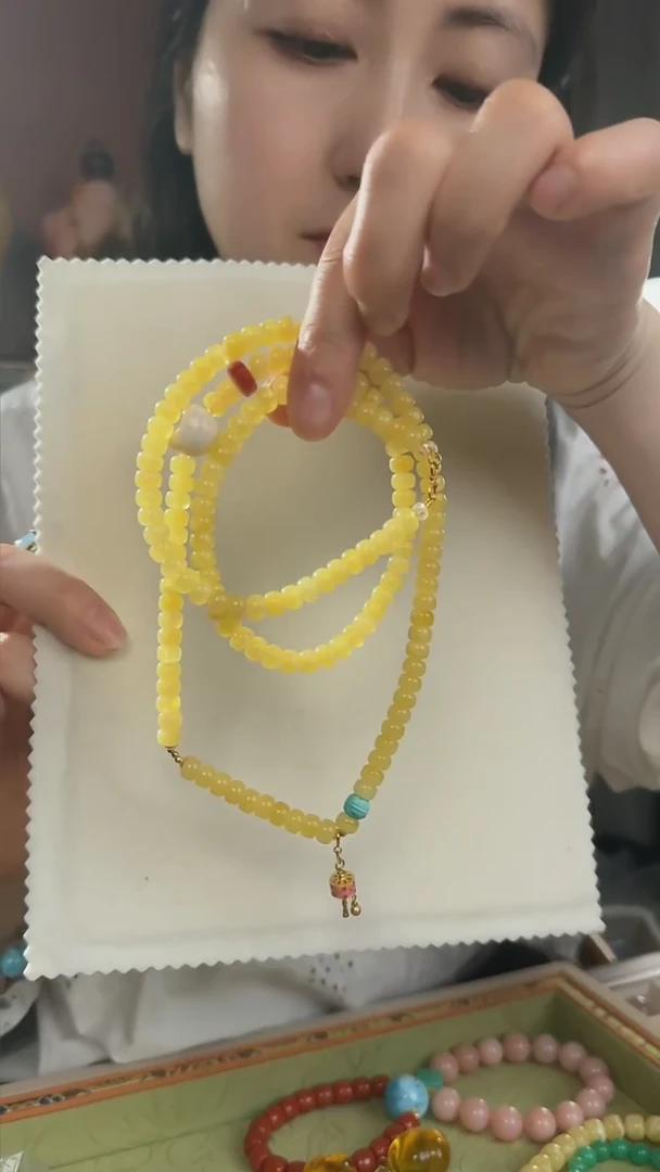 【闪购商品】蜜蜡项链未镶嵌天然蜜蜡项链