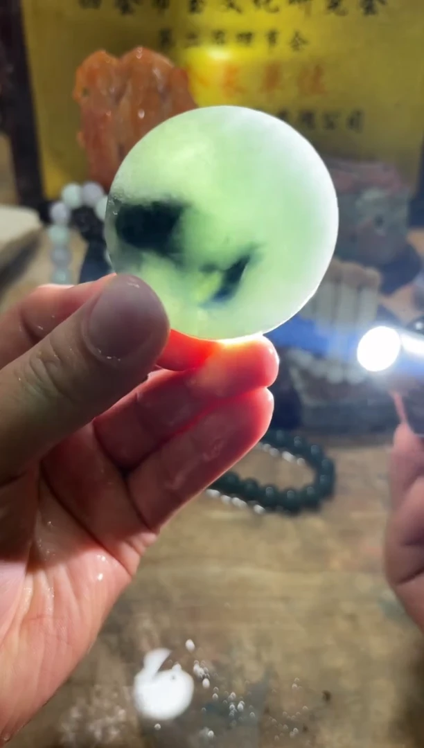 未镶嵌挂件翡翠A货常星7113