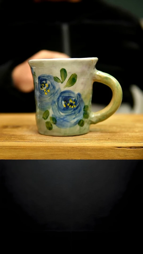 @@陶园瓷舍@@纯手工手绘@高温釉下彩