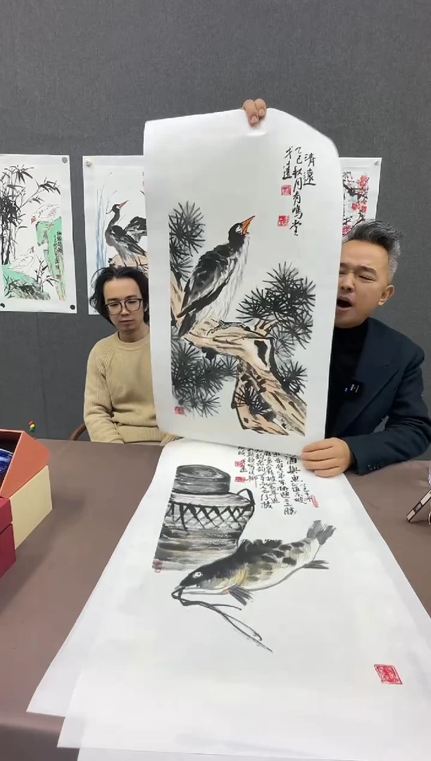 国画戈老师国画作品