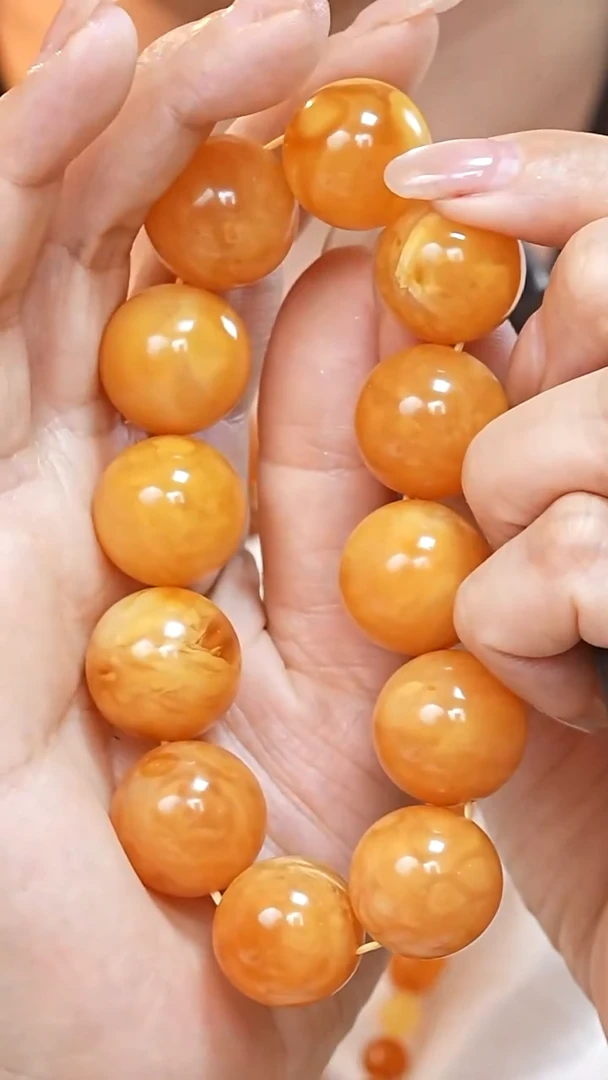 蜜蜡颈饰未镶嵌4546天然蜜蜡珠宝奇石云端妖孽石膏蜡全部保真