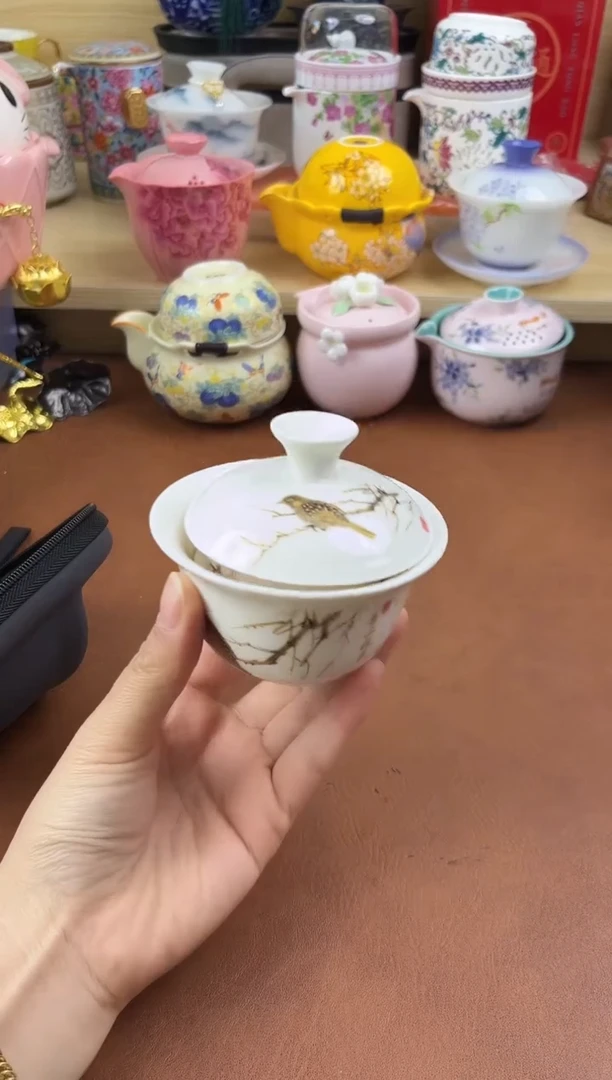 陶陶瓷茶具摆件旅行套组