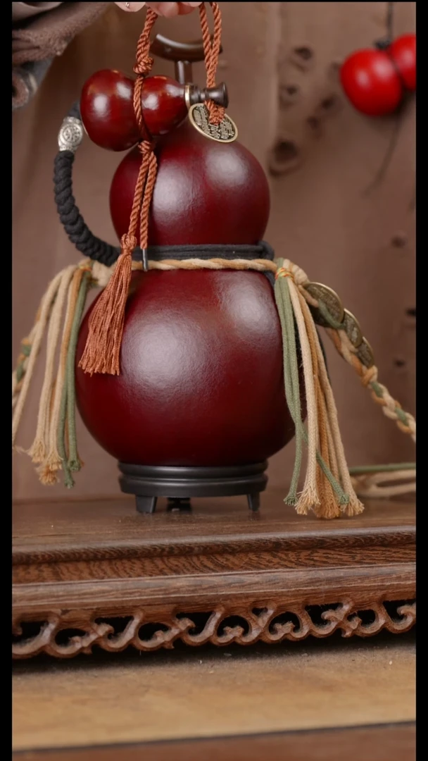 273号精品天然大漆酒葫芦一物一拍~