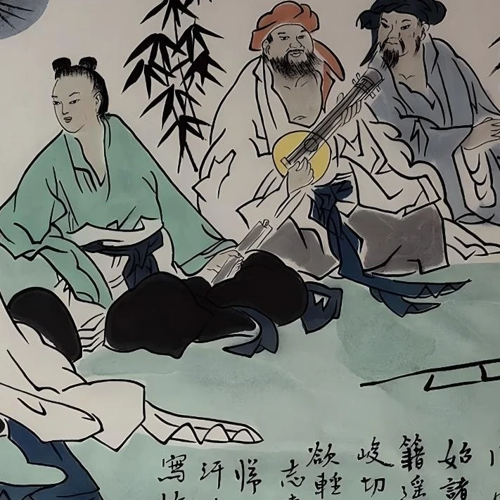 【辽拍】V240513-3-20《人物》（8.7平尺)  纸本镜片  zw112