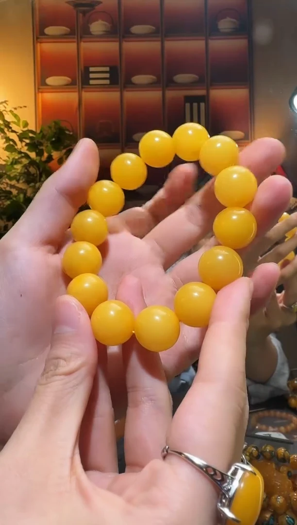 蜜蜡颈饰未镶嵌3420天然蜜蜡珠宝奇石