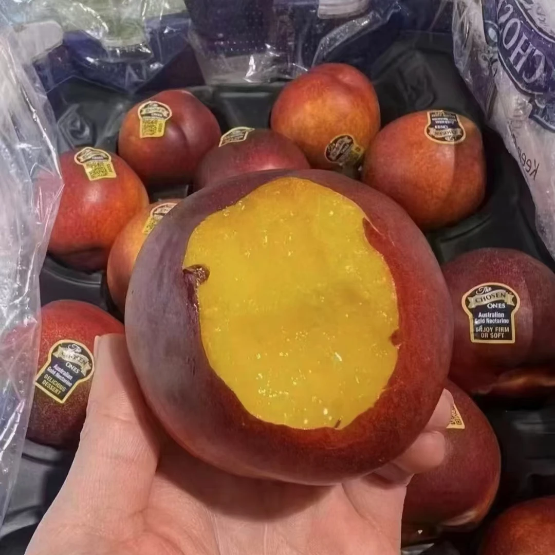 金腰带油桃6颗约2斤包邮当季新鲜水果桃子