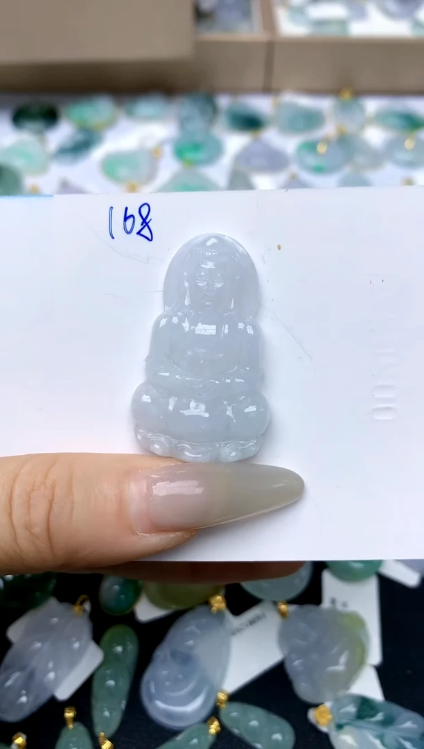 【闪购商品】翡翠颈饰未镶嵌天然A货翡翠