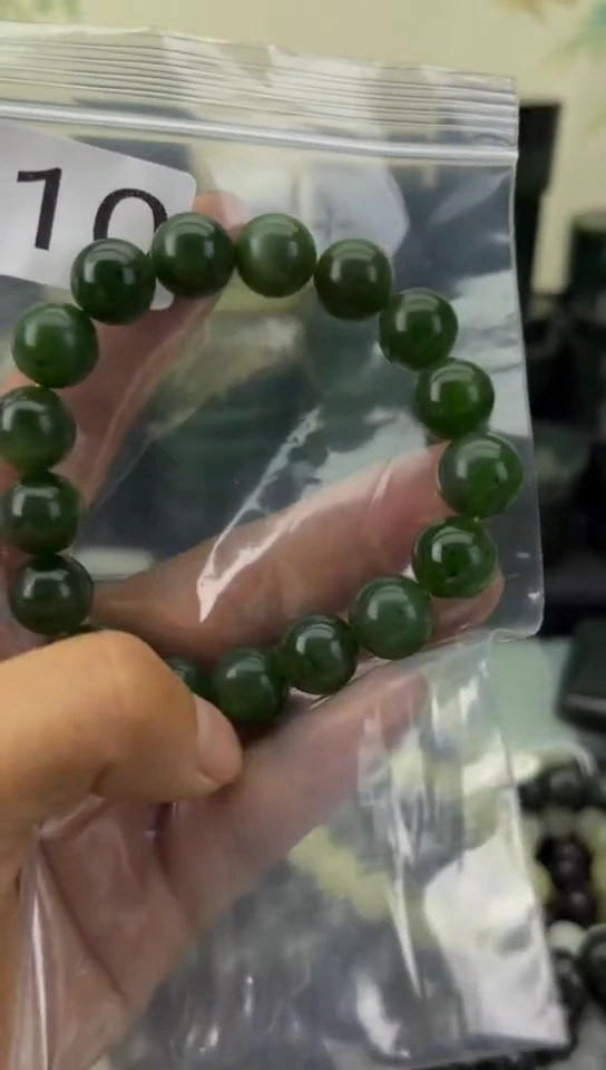 未镶嵌和田玉珠宝半成品手串