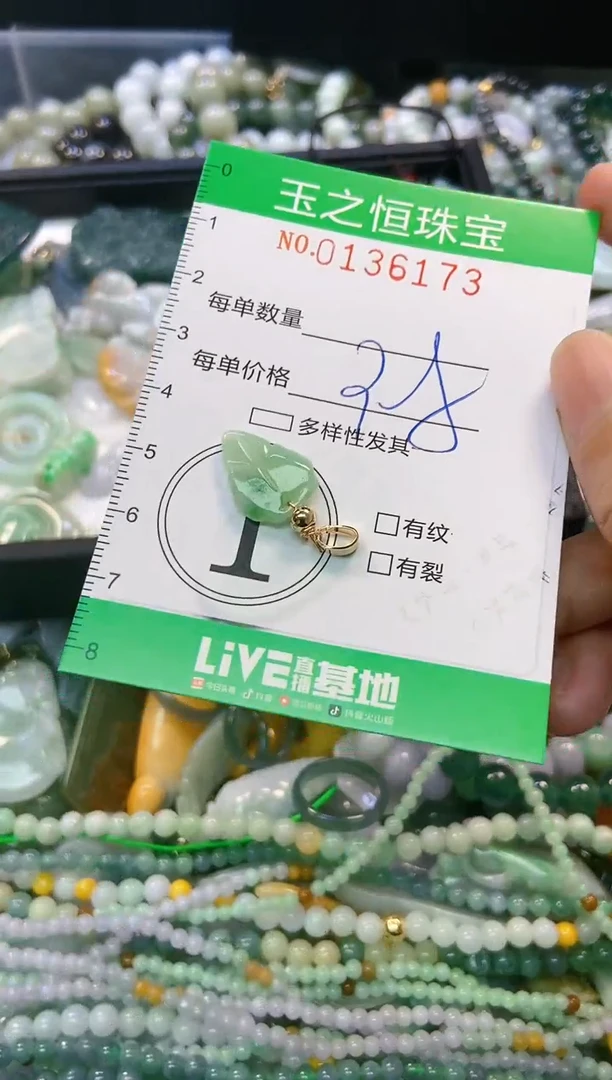 翡翠未镶嵌颈饰闪购0136173