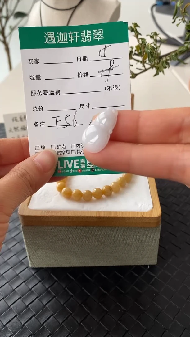 吊坠(不含链)未镶嵌翡翠F56