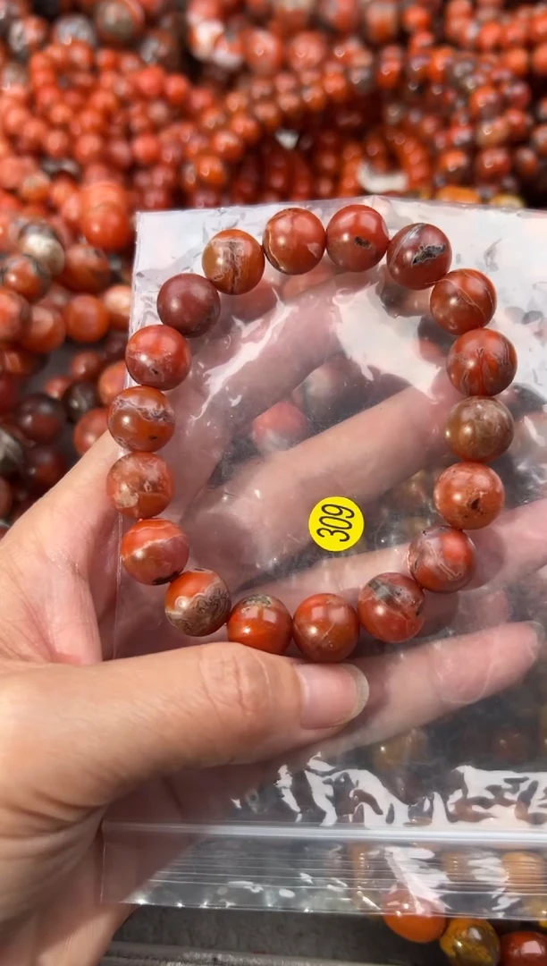 未镶嵌手串南红玛瑙12+