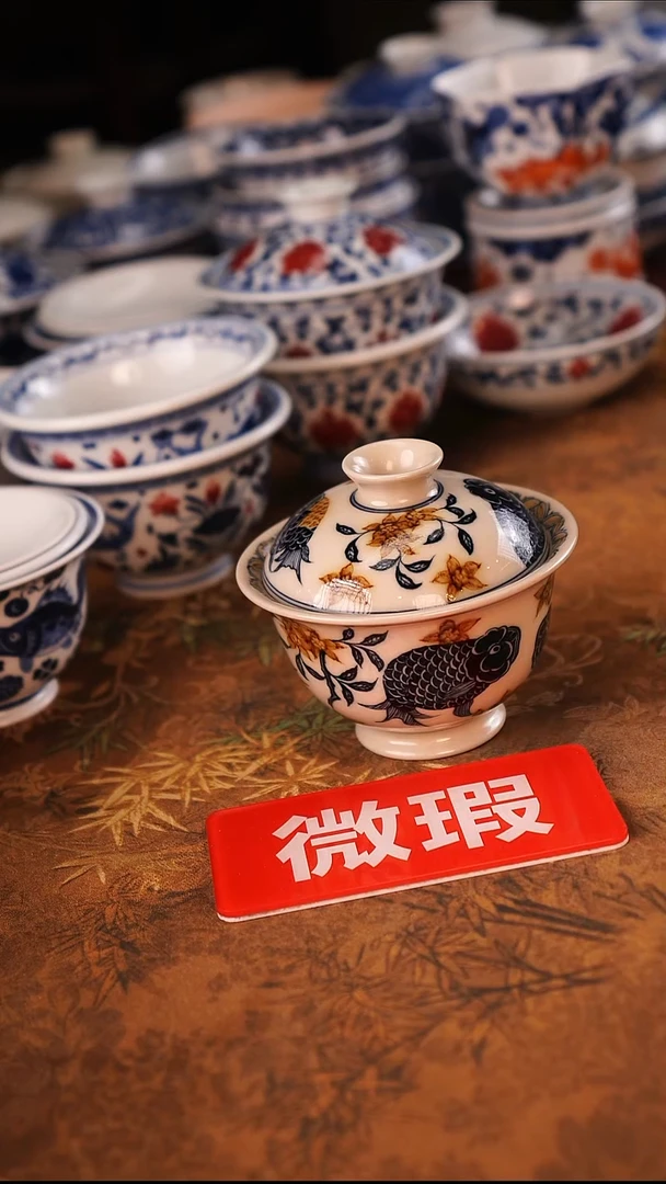 景德镇手工手绘茶器-53