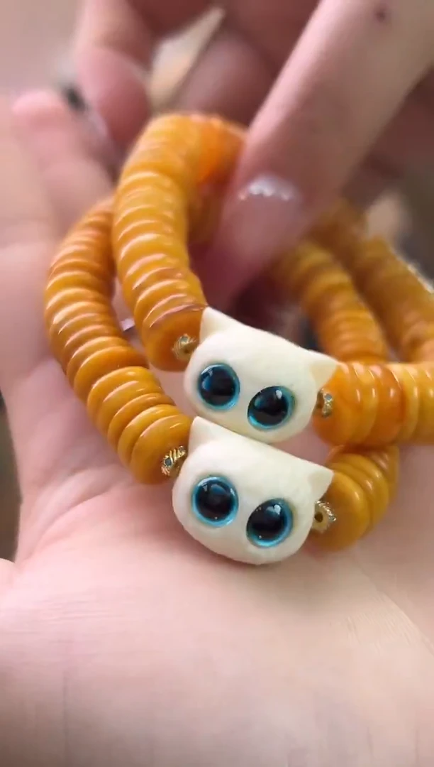 裸石琥珀未镶嵌天然琥珀蜜蜡手串多样性发一条