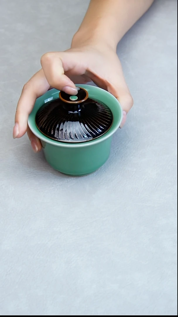 龙泉青瓷手工茶器