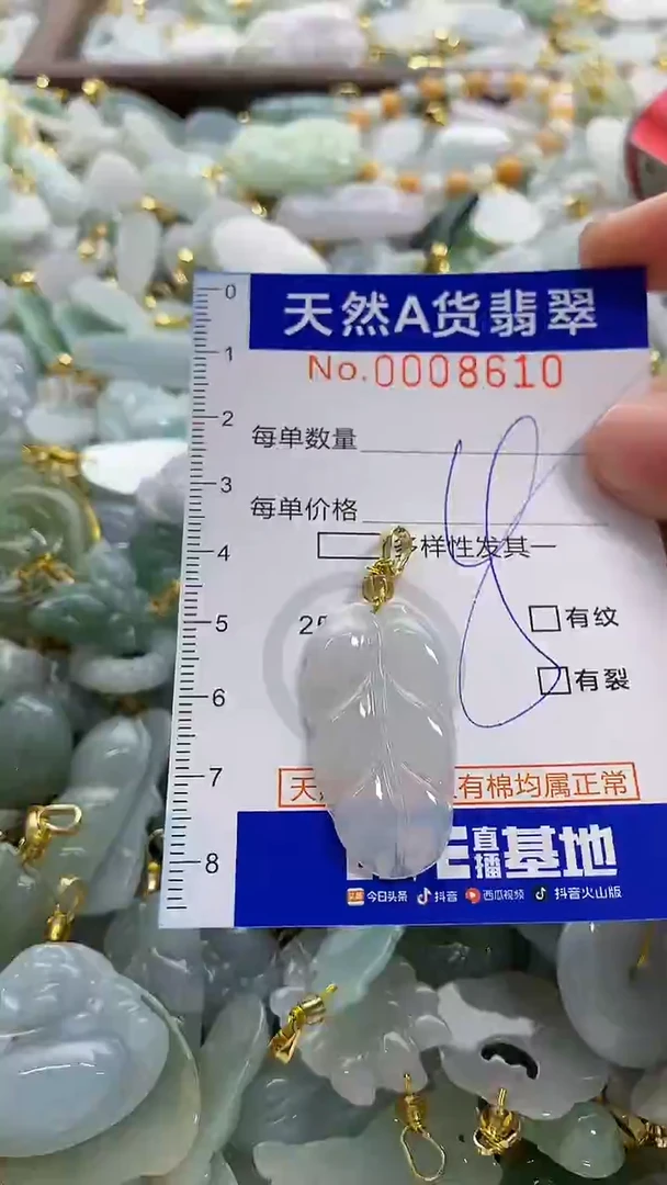 颈饰未镶嵌翡翠天然A货翡翠