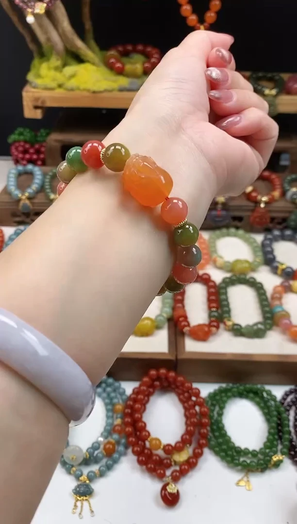 未镶嵌玛瑙手饰多宝貔貅10mm