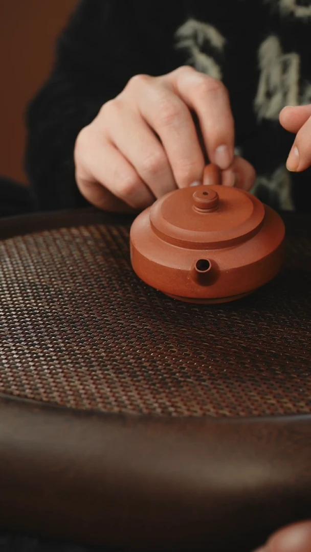 茶壶紫砂周盘 红清水