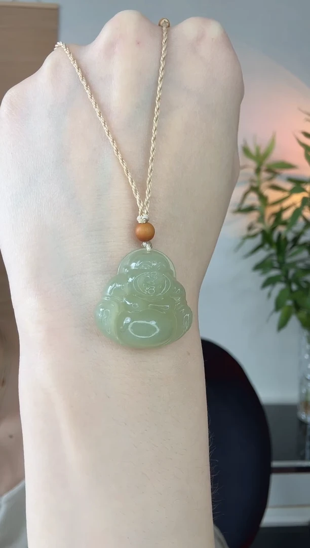 和田玉未镶嵌颈饰和田玉未镶嵌颈饰佛25mm