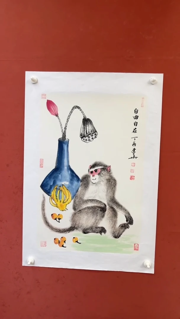 国画老师现场创作  19