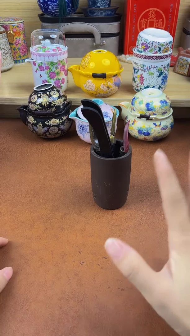 陶陶瓷茶具摆件旅行套组